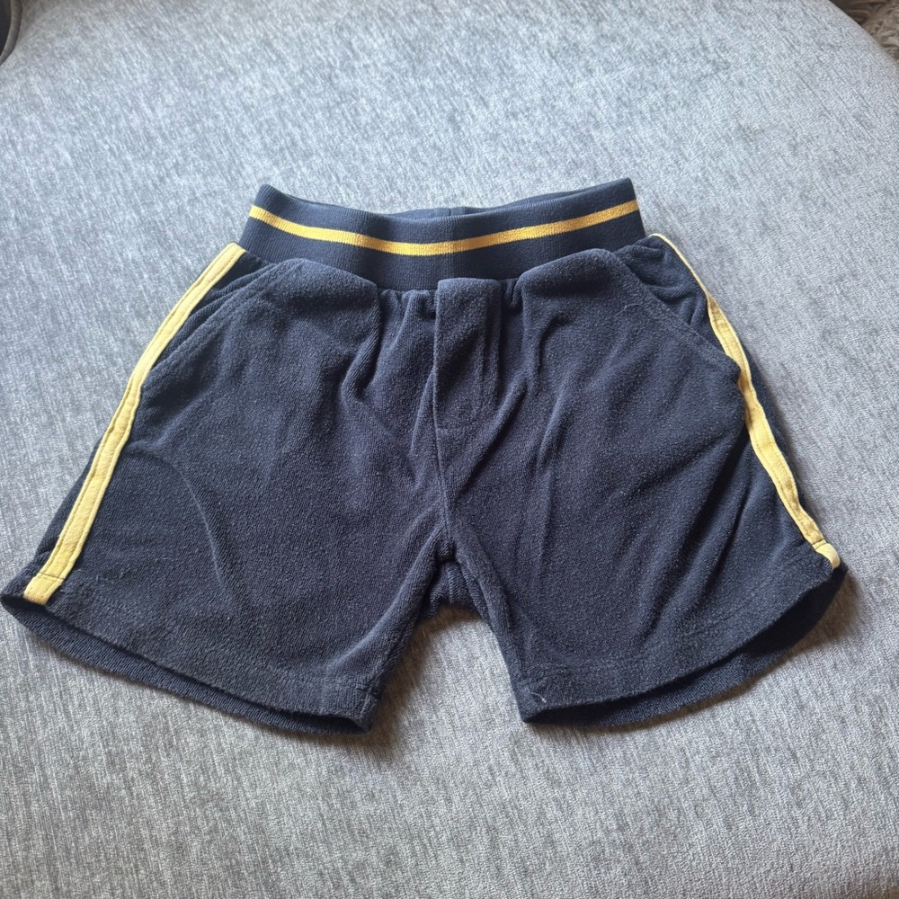 Miles the Label Navy and Gold Shorts - size 4
